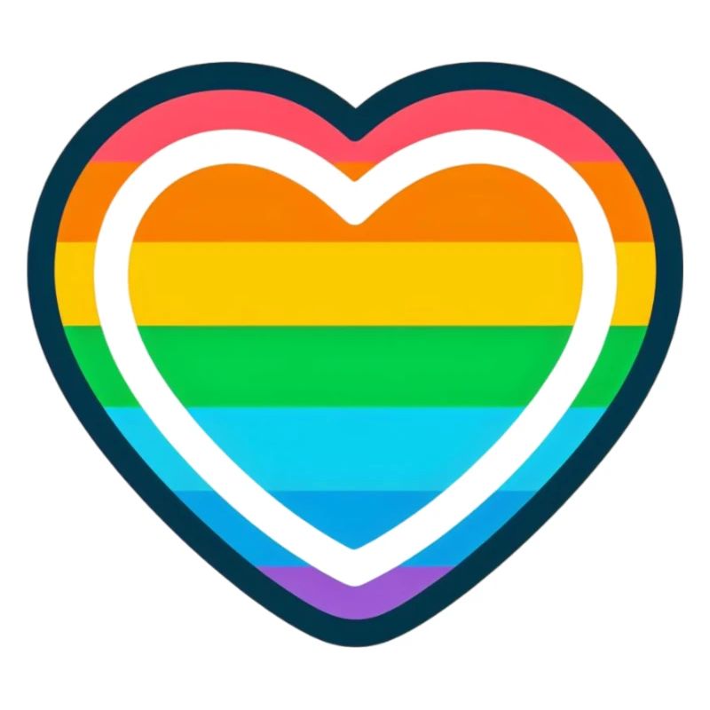 Regenbogen-Liebe