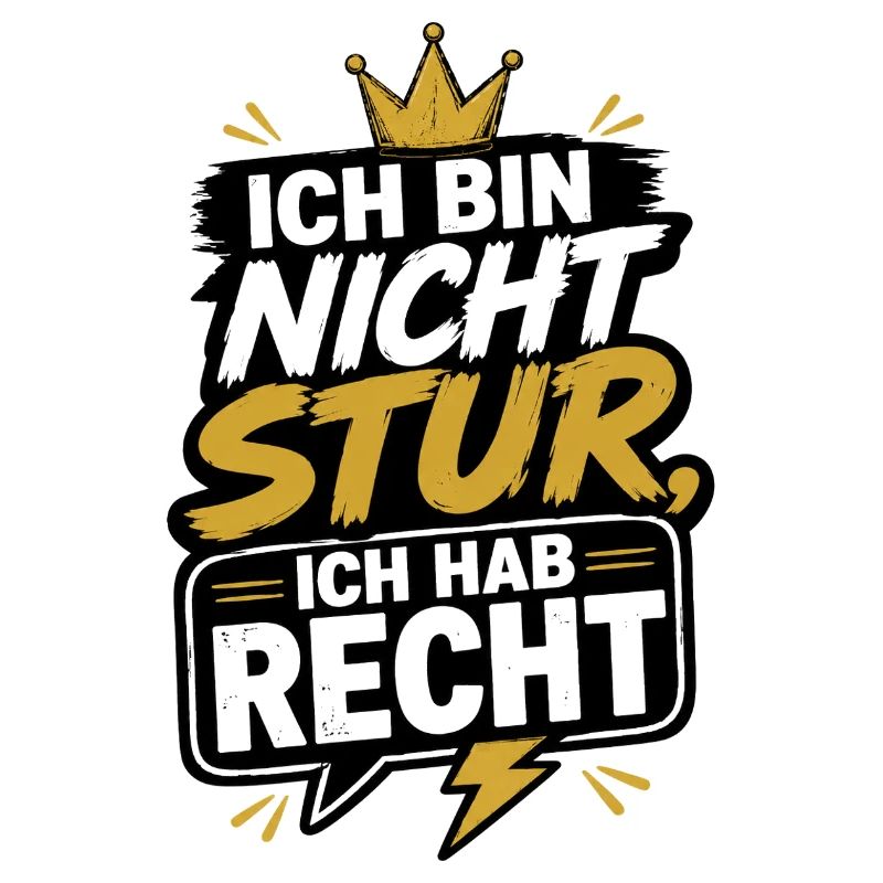 Ich bin nicht stur