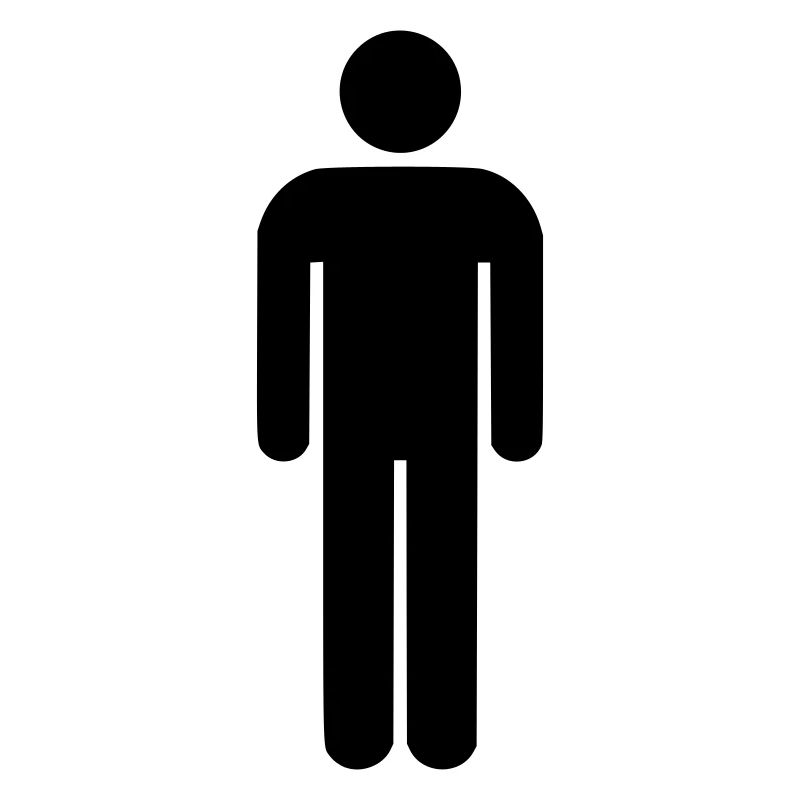Mann - Toilette