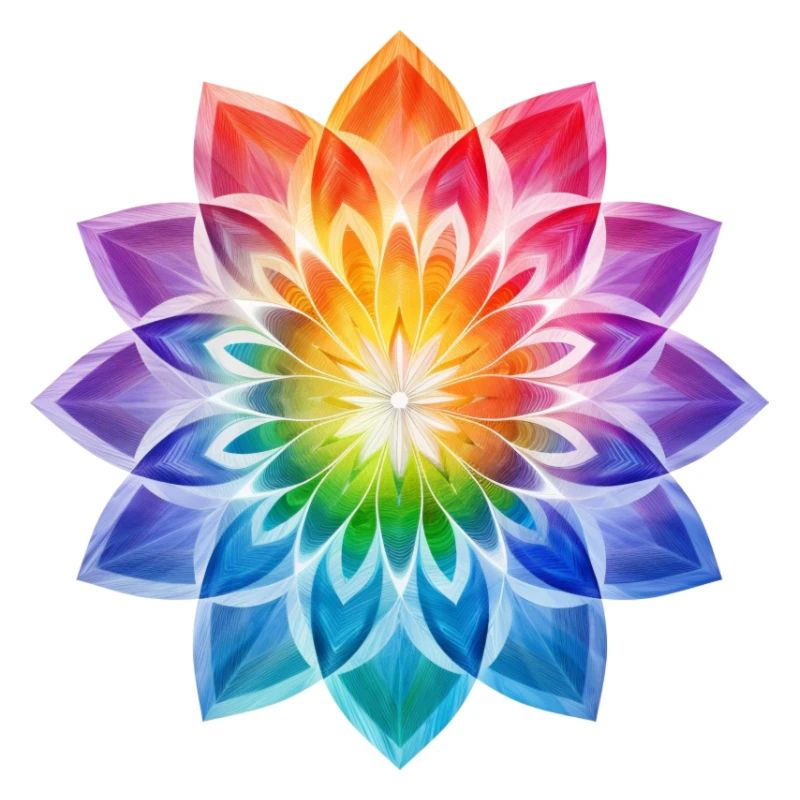 Rainbow Flower - LGBTQ