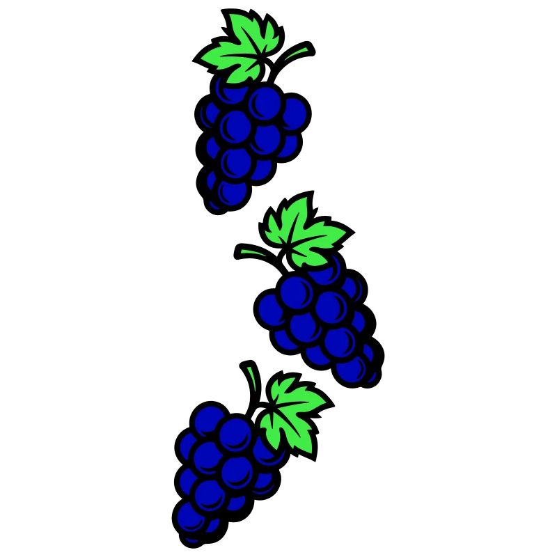 Weintrauben Symbol Trauben