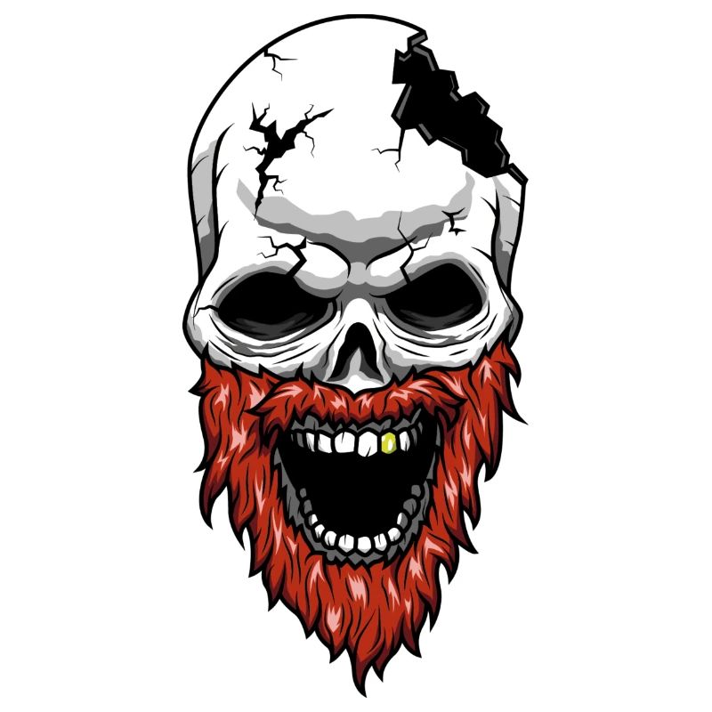 skull beard