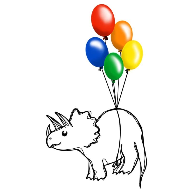 Pridosaurier Dinosaurier Regenbogen