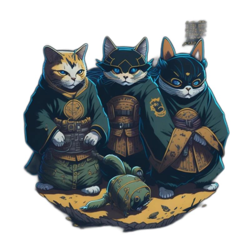 chats ninjas en pyjama, experts de l'infiltration