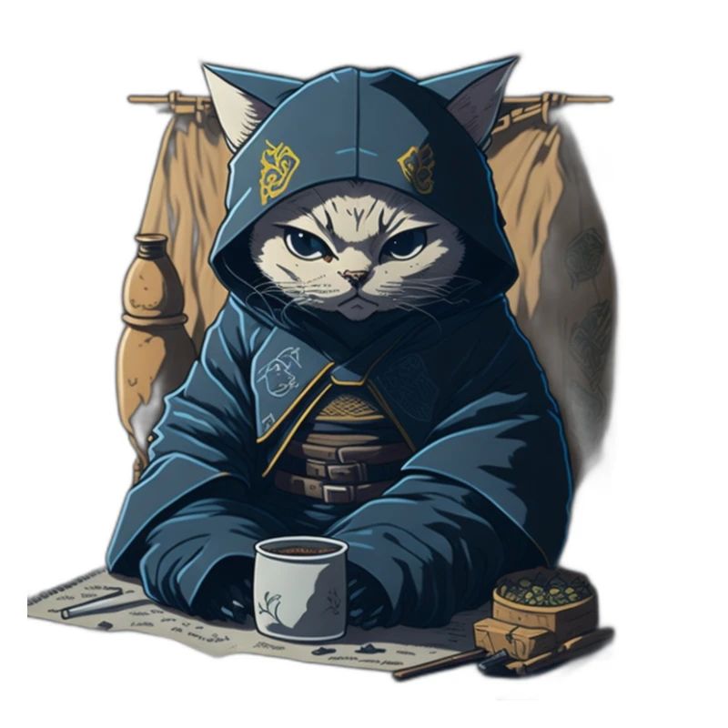 chat ninja en pyjama, experts de l'infiltration