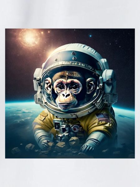 Weltraum-Affe