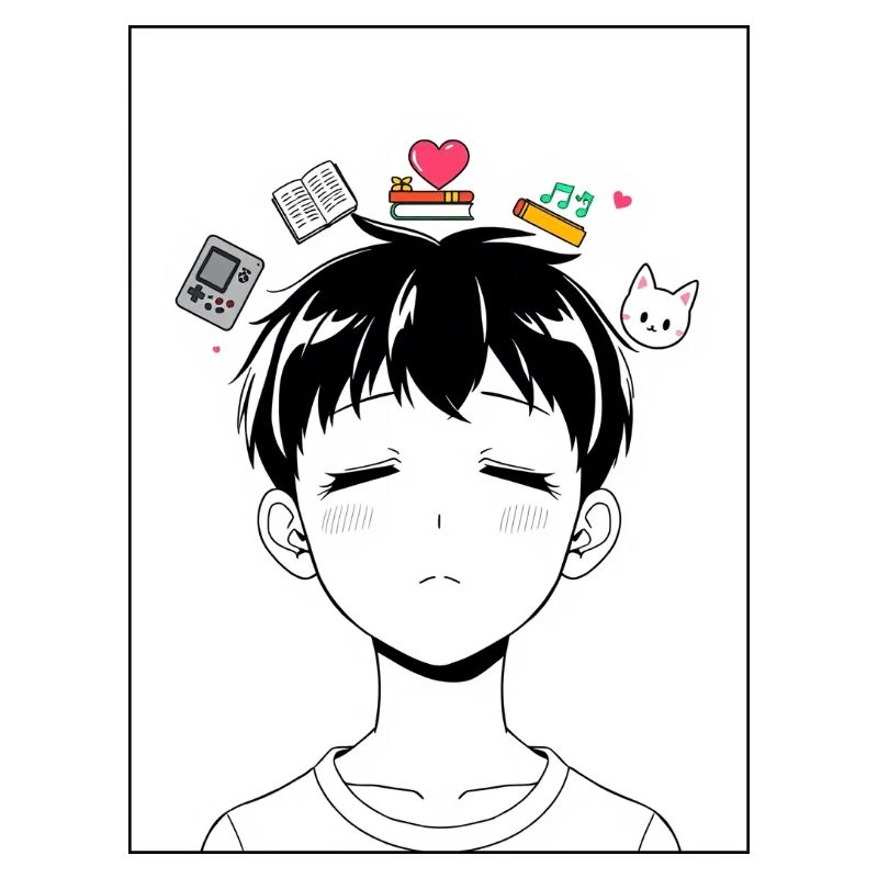 Anime Boy Lost in Thoughts – Ästhetik & Gefühle