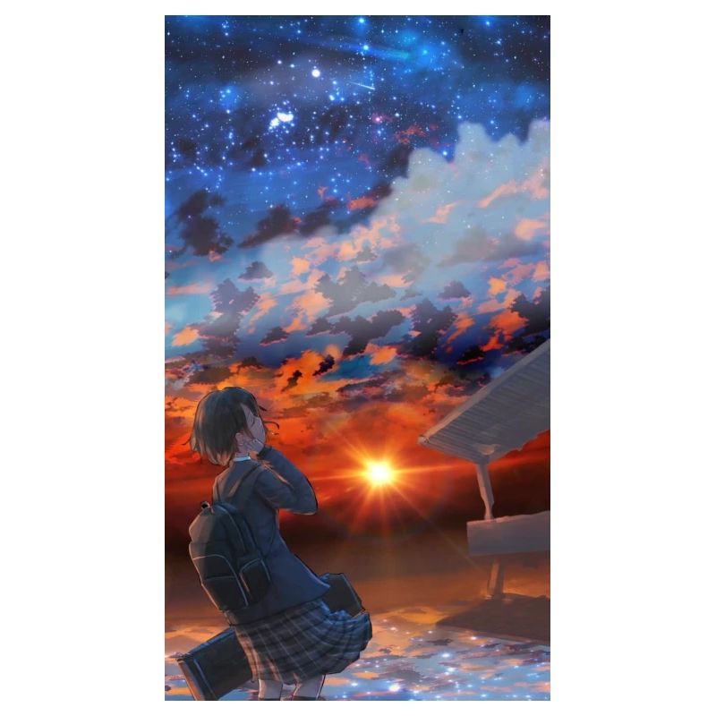 Premium Pullover mit Sternenhimmel