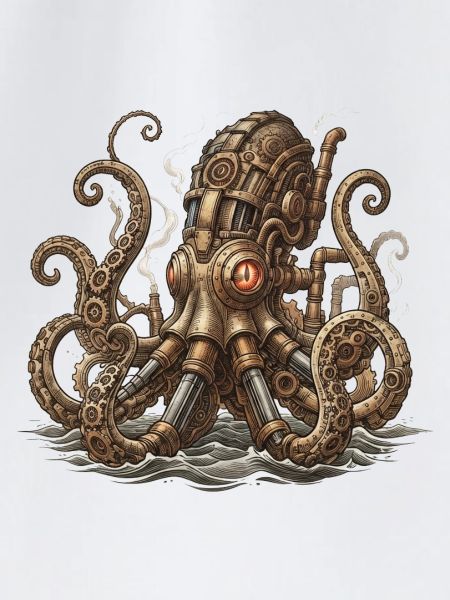 Octopus Steampunk Einfallsreichtum