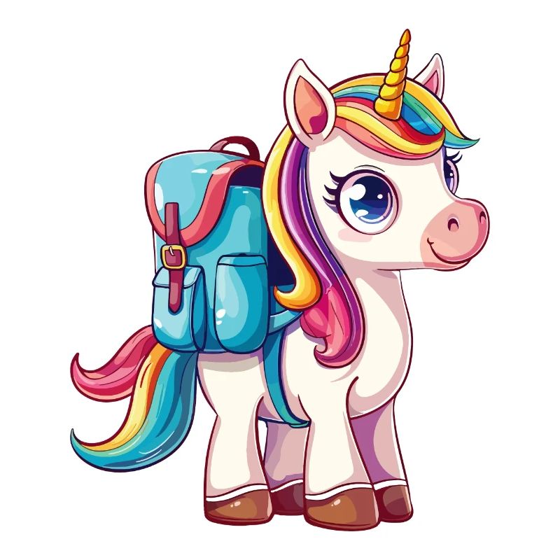 Schule Einhorn Schultasche Einschulung Schüler