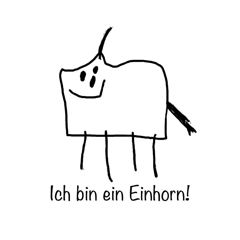 Ich bin ein Einhorn