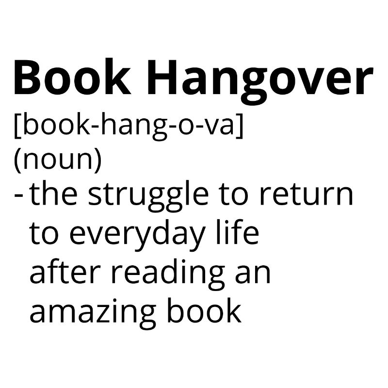 Book Hangover Definition Description
