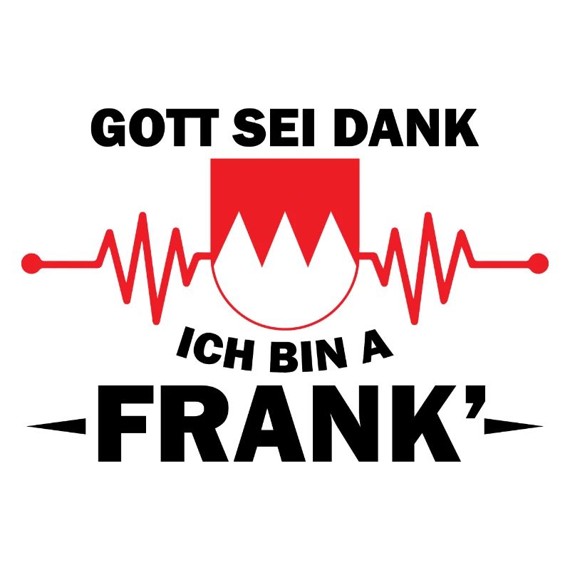 Gott sei Dank ich bin ein Frank Geschenk Design