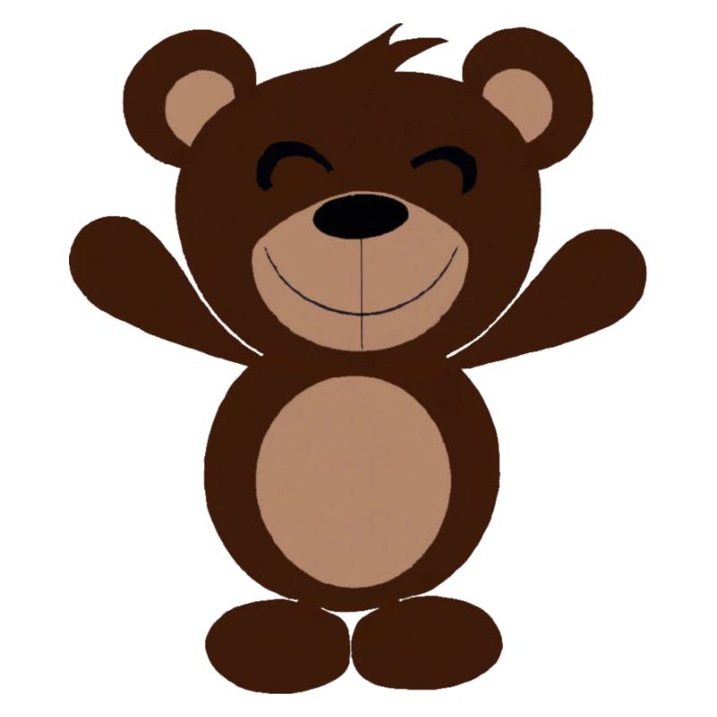 Friendly cuddly teddy