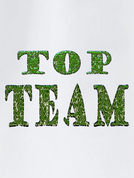 Top Team Green Pattern Texture