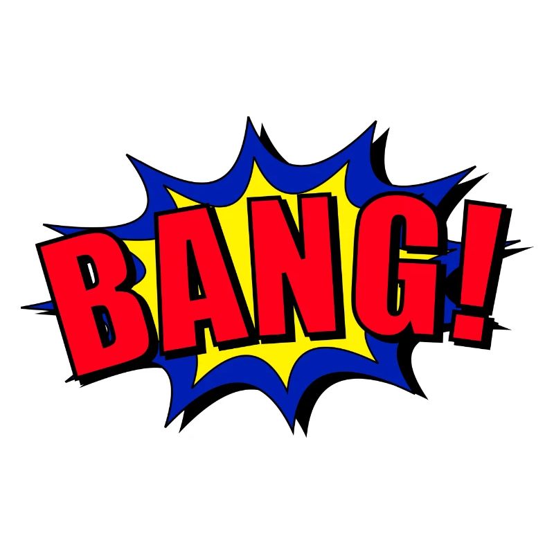 Bang comic style