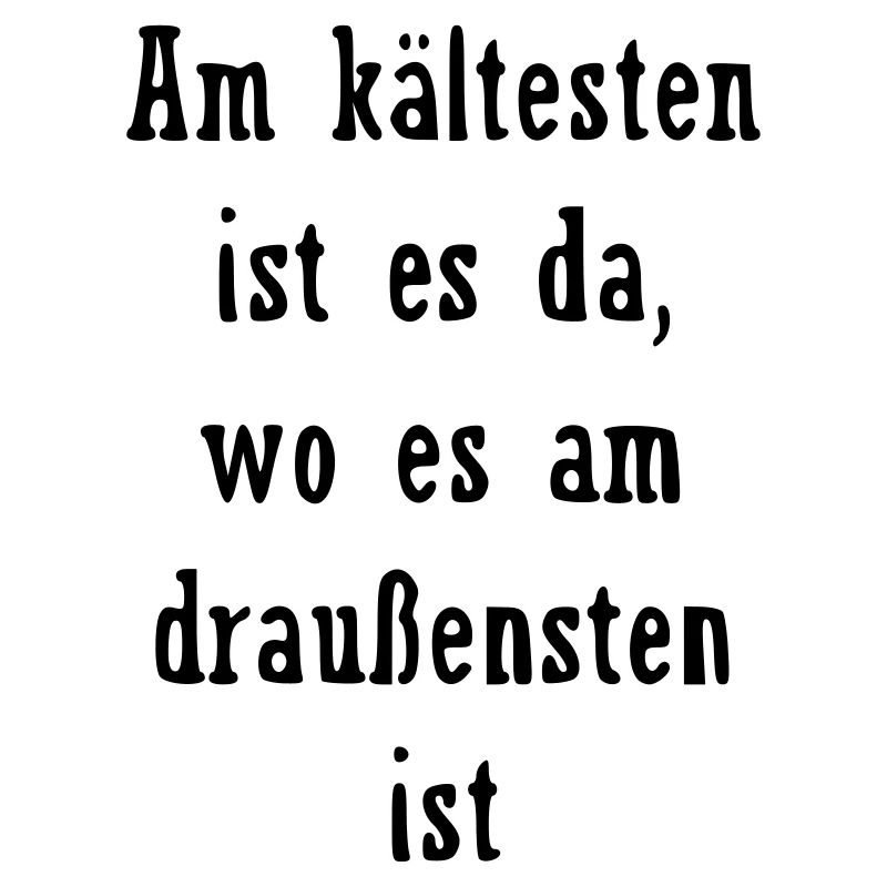 Winter Spruch lustig