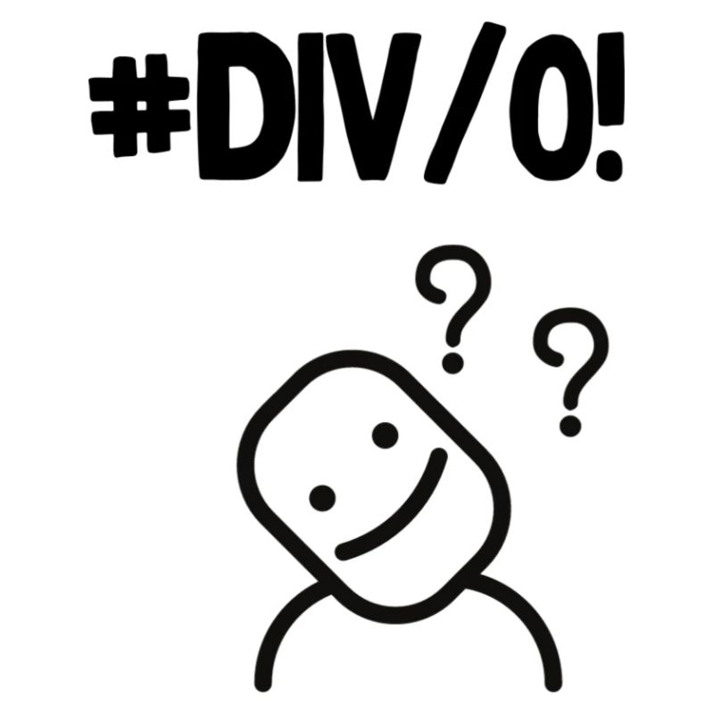 #DIV/0! Excel Error