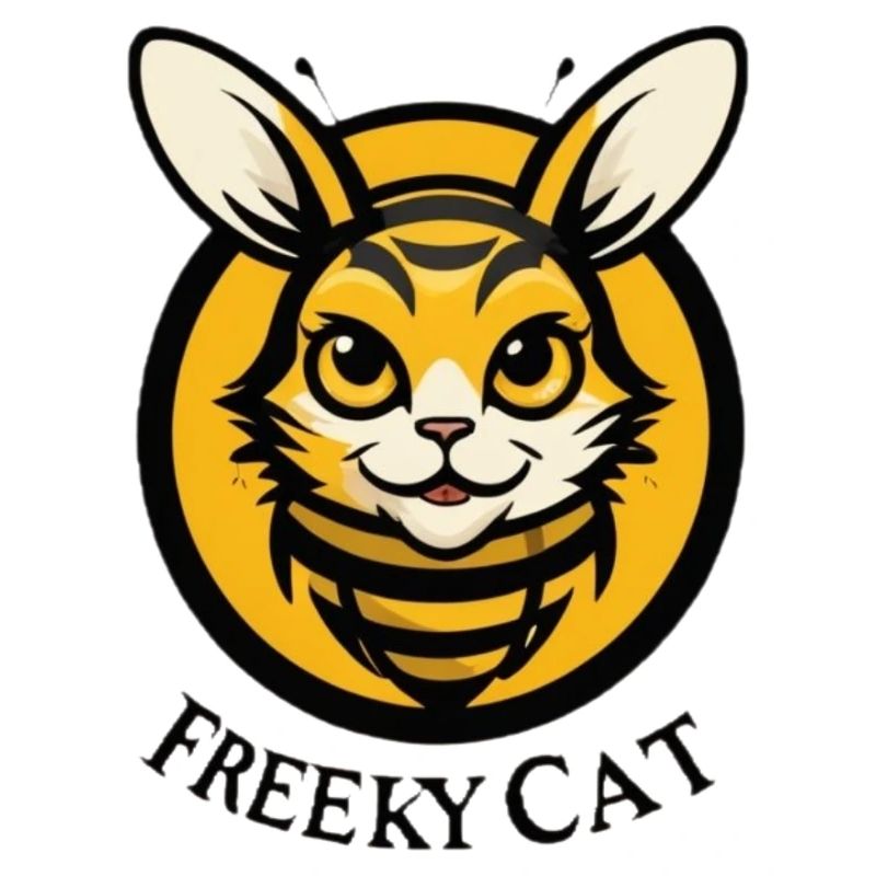 Logo de l’abeille chat