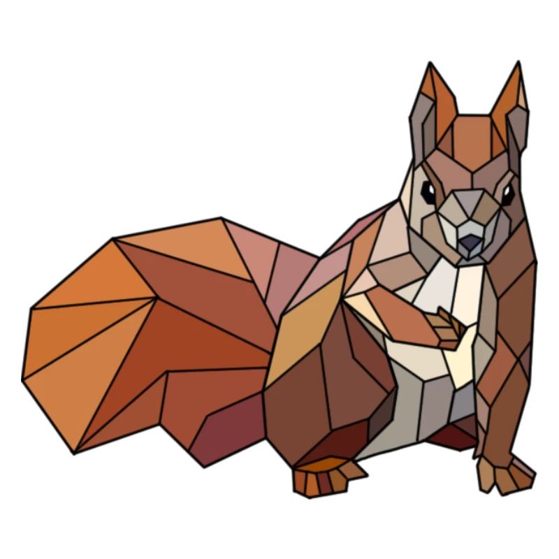 Eichhörnchen blanko