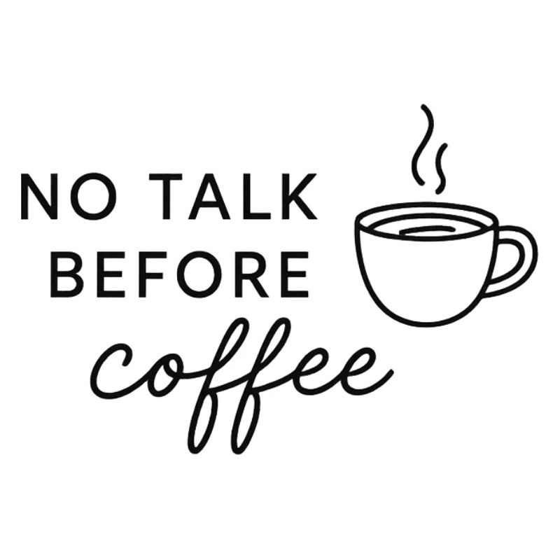 Pas de discussion avant le café