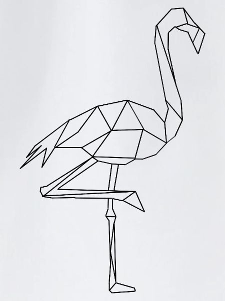 Flamingo Geometrisch