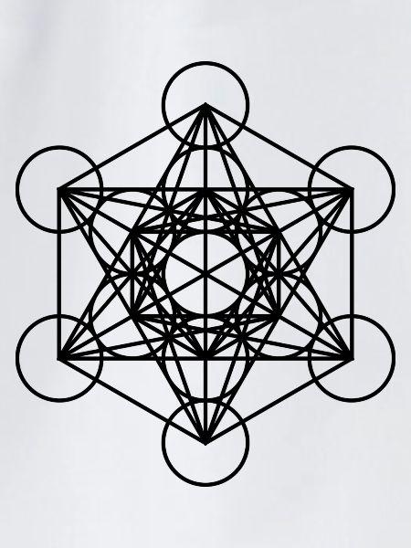 Metatrons Cube Würfel Geschenkidee