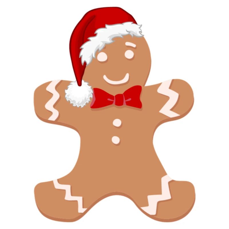 Festive gingerbread man