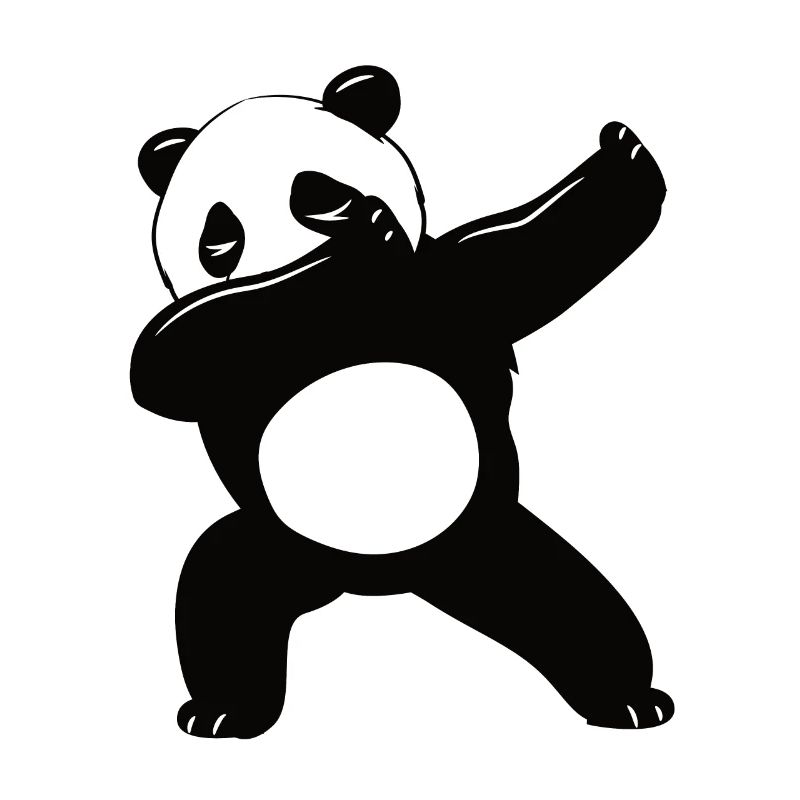 Dabbing panda