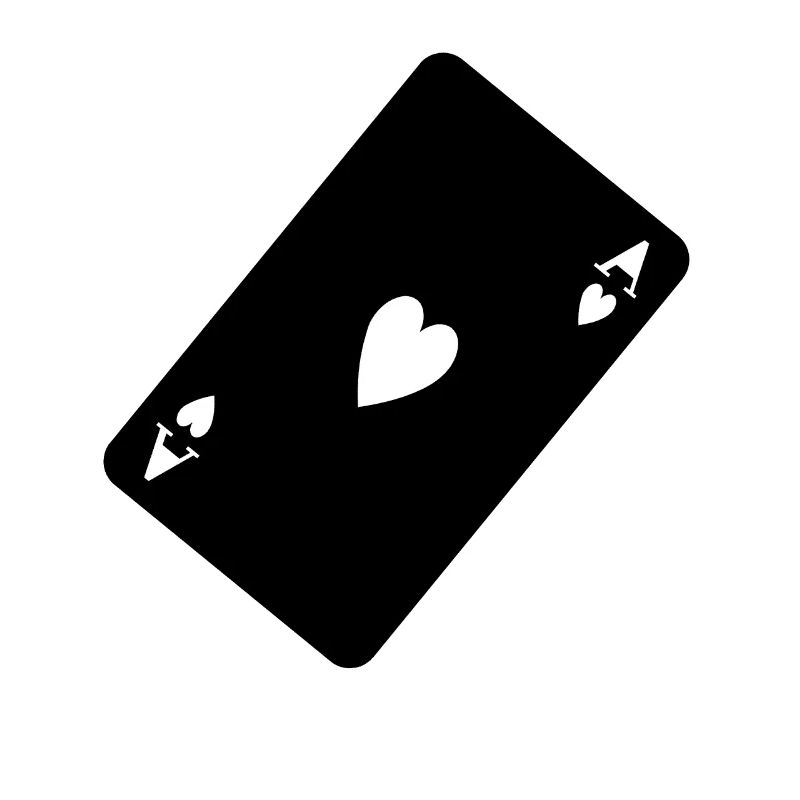 Herz As schwarz