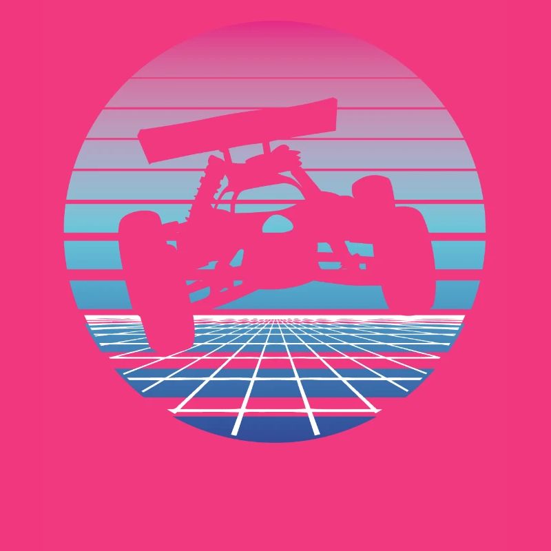 RC Auto Car Model Car Model Making Vaporwave