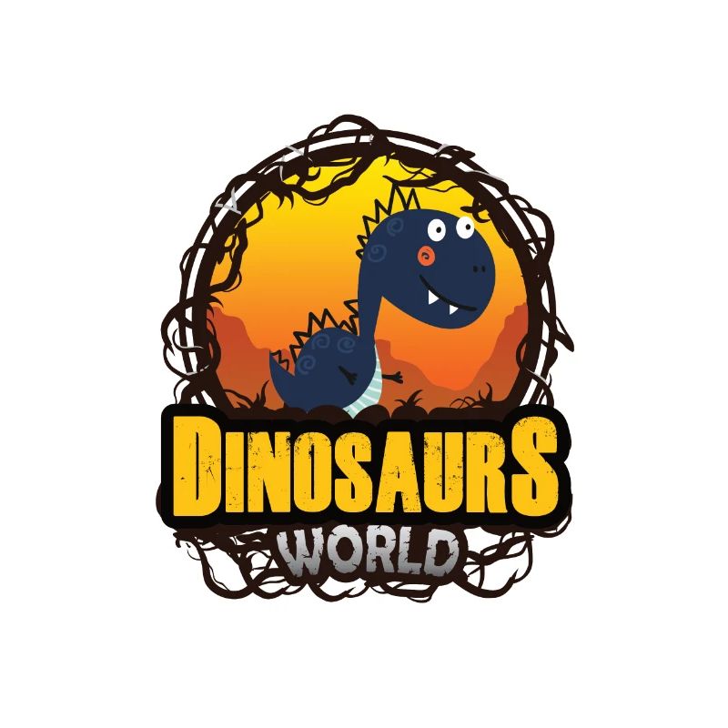 Dinosaurier Welt Sunset