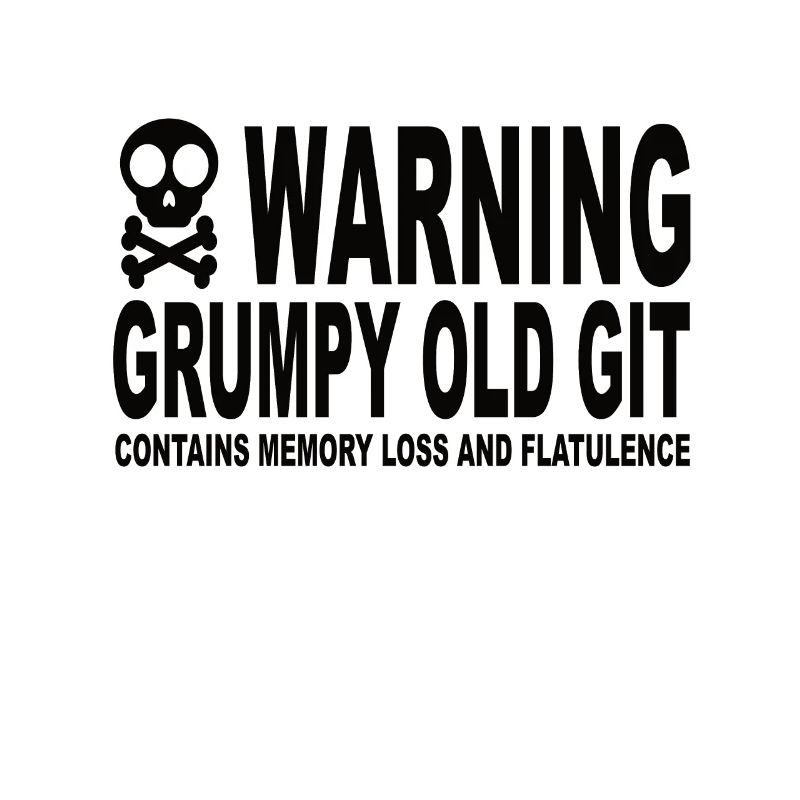 Warning Grumpy Old Git