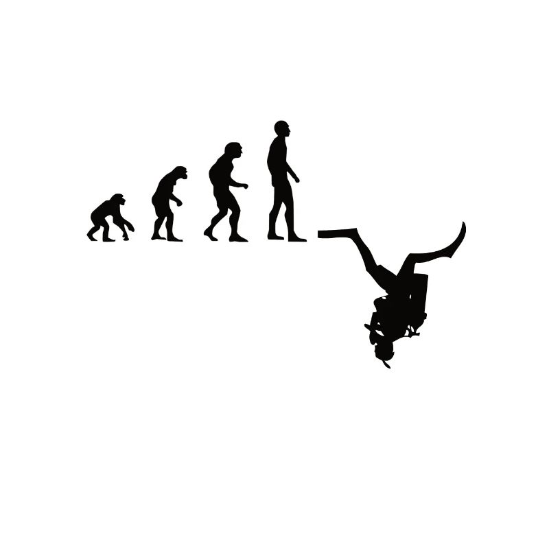 Tauchen Evolution | Menschen Entwicklung Idee