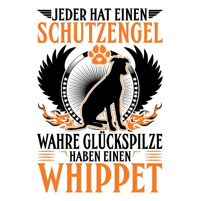 Whippet Schutzengel Windhund Sighthound