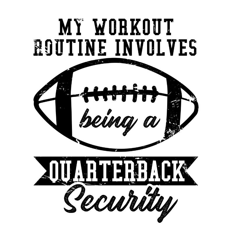 Fußball Quarterbacks Sicherheit Workout Routine