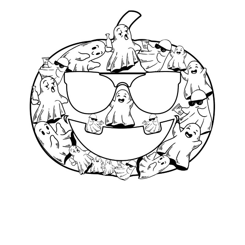 Halloween Ghost Pumpkin I Halloween Ghost