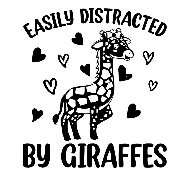 Giraffe I Easily Distracted By Giraffes I Cute Gir