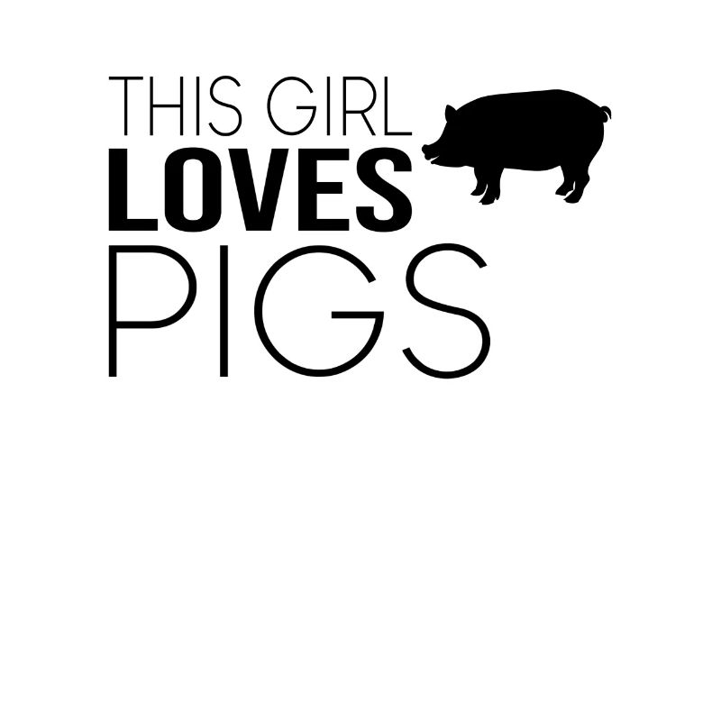 Mädchen Schwein Spruch