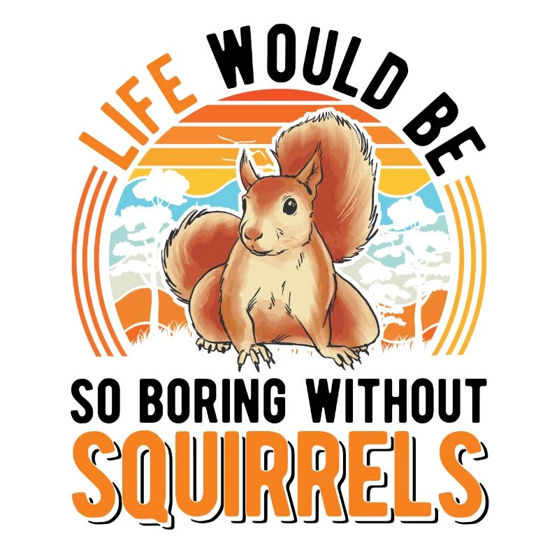 Eichhörnchen Geschenk Squirrel Grauhörnchen