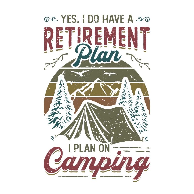Plan de retraite camping, camping-car de retraite.
