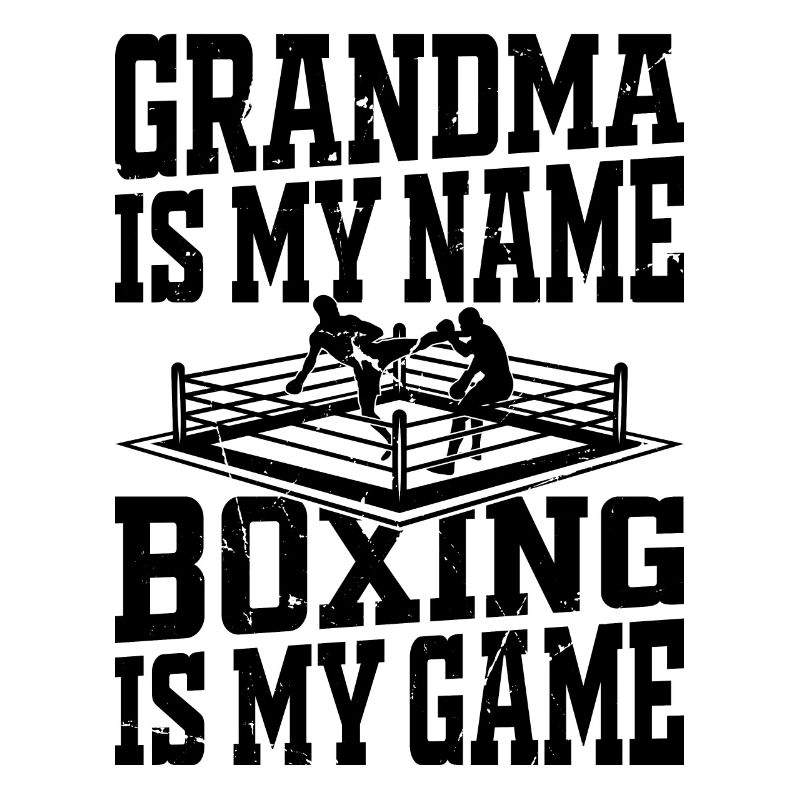 Boxe Combattant Boxe Grand-mère est mon nom Boxe est