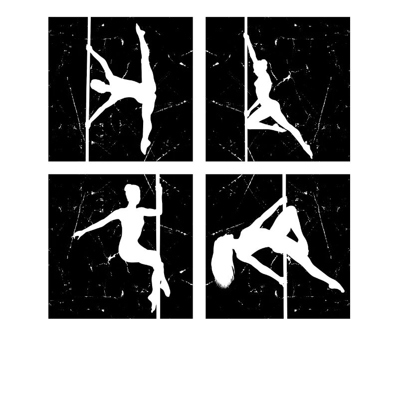 Pole Dance Silhouette - Pole Dancing Pole Dancer P