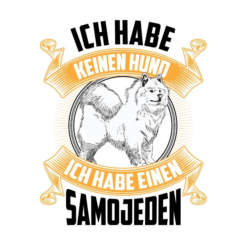 Ich habe einen Samojede Samojedenspitz