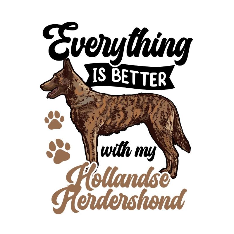 Everything is better with Hollandse Herdershond