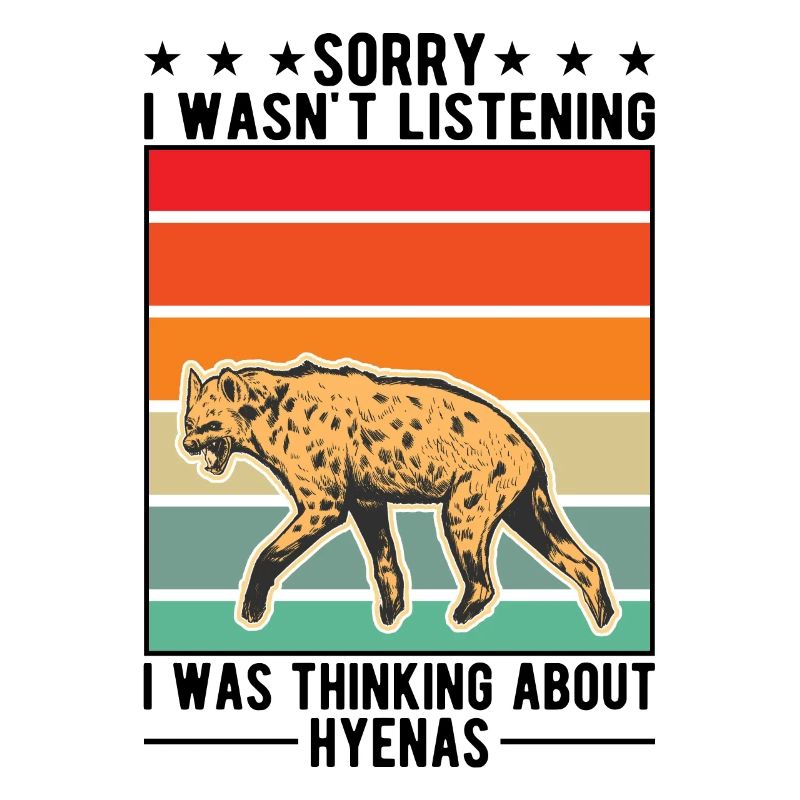 Hyäne Geschenk Erdwolf Hyena