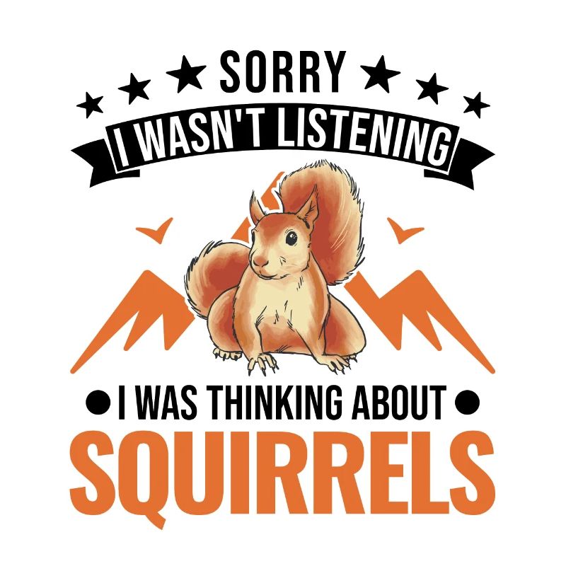 Eichhörnchen Geschenk Grauhörnchen Squirrel