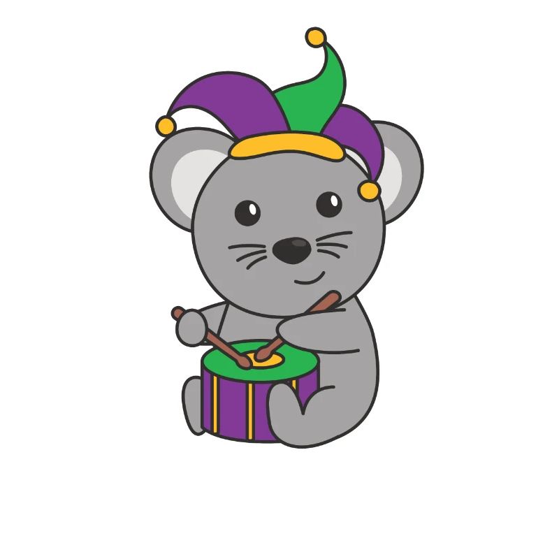 Carnival Mouse with Drum Carnival Costume