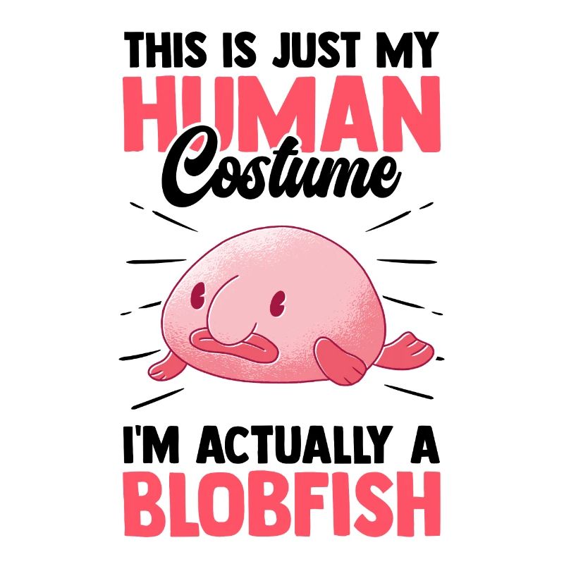 Blobfish just a costume funny blob fish