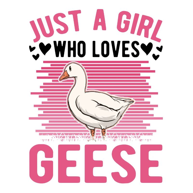 Gänse Mädchen Gänsezüchter Gans
